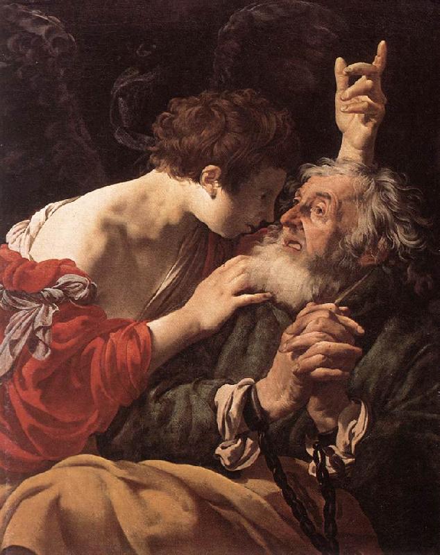 TERBRUGGHEN, Hendrick The Deliverance of St Peter ar